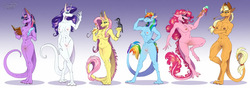 Mane6 reimagined as ki'rinae