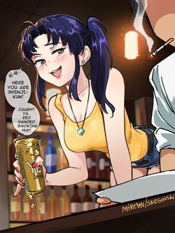 Misato x Black Lagoon