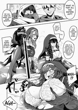 Nuns Defeated By Bandits - Skeb Request